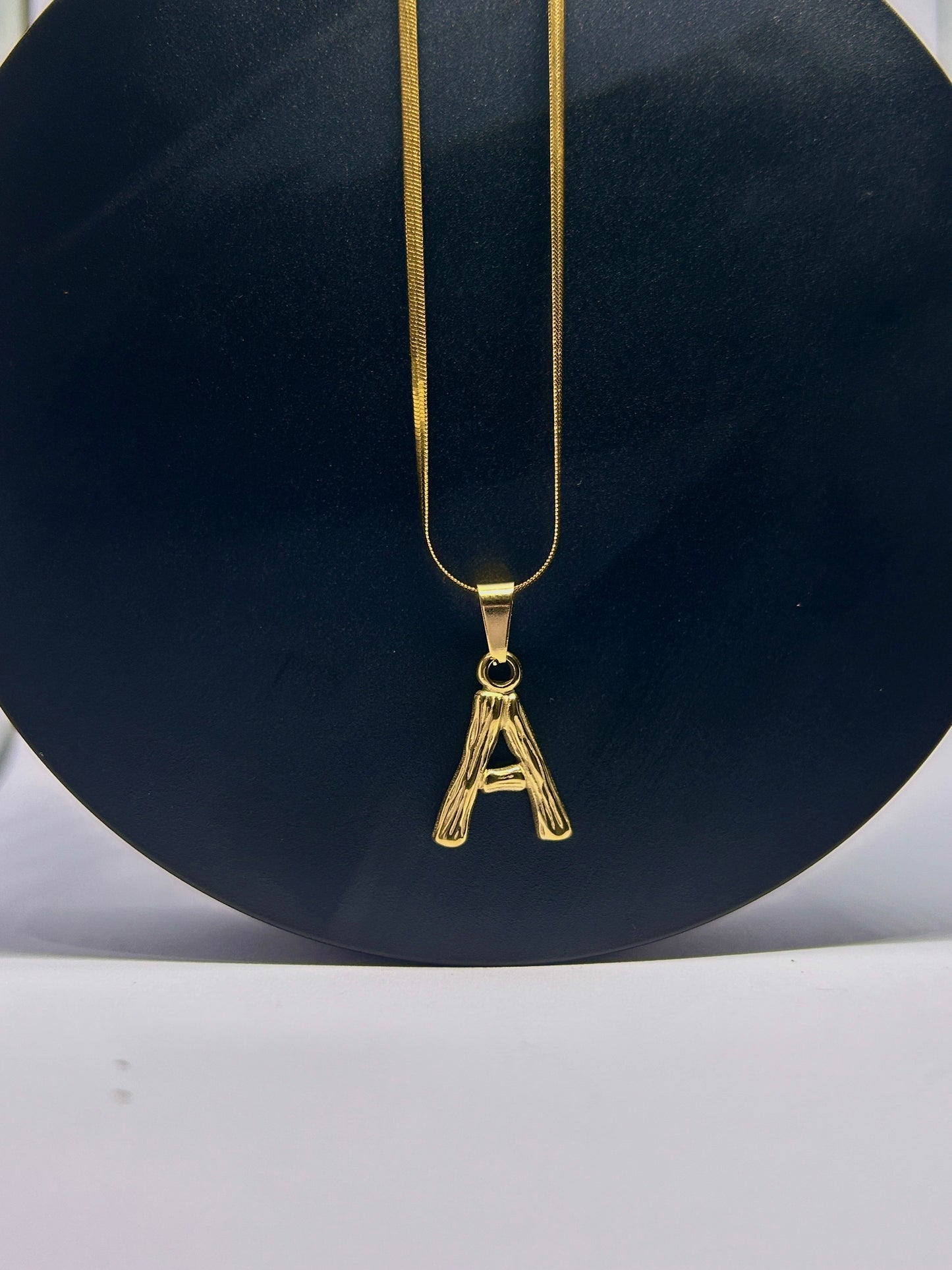 Necklace Letters Bamboo Design