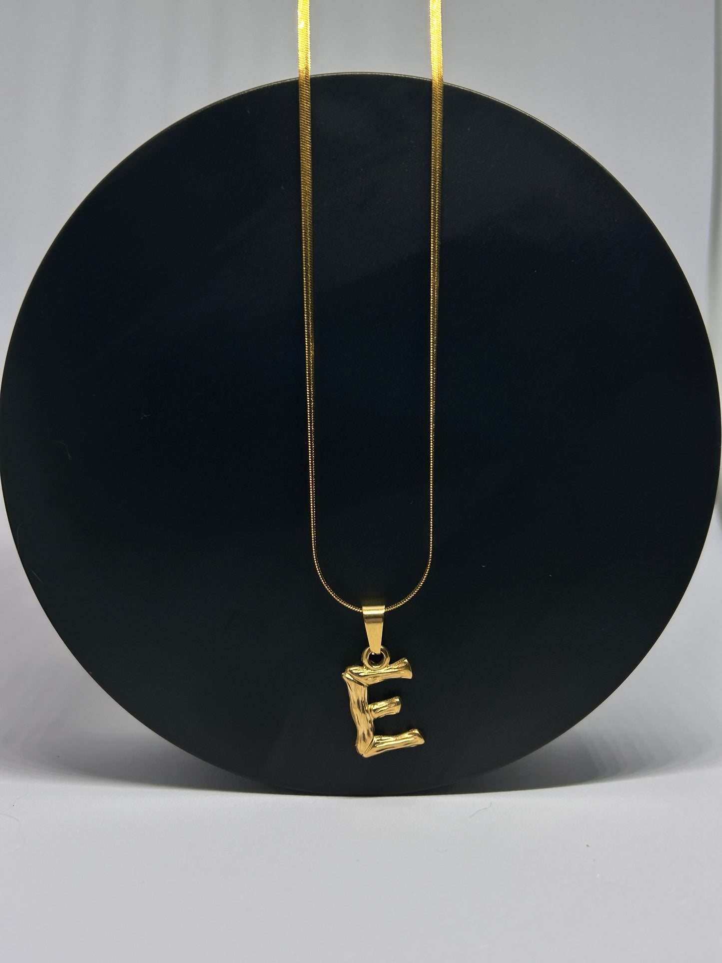 Necklace Letters Bamboo Design