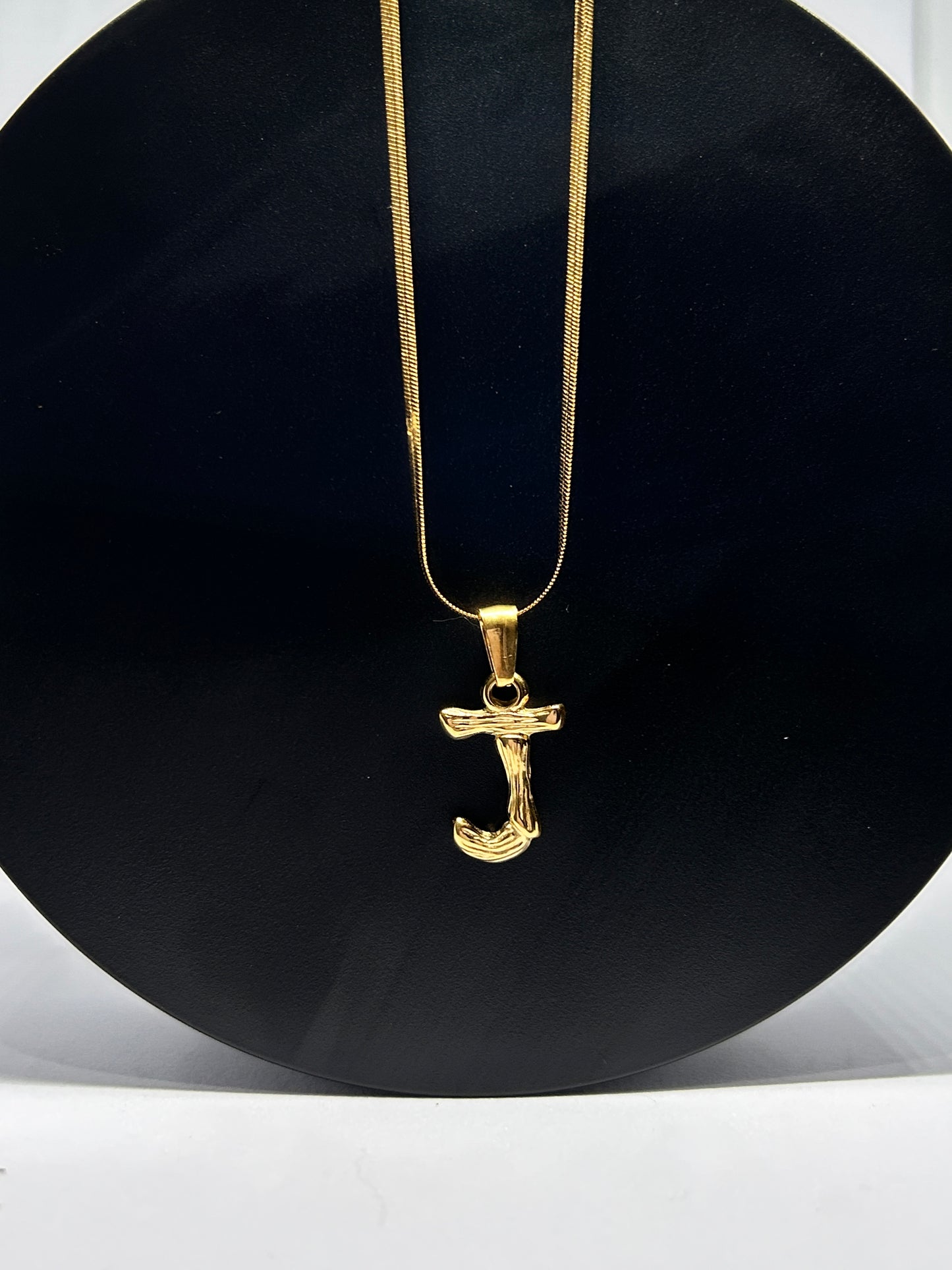 Necklace Letters Bamboo Design