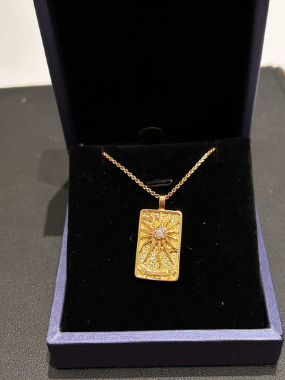 Necklace Tarot the sun