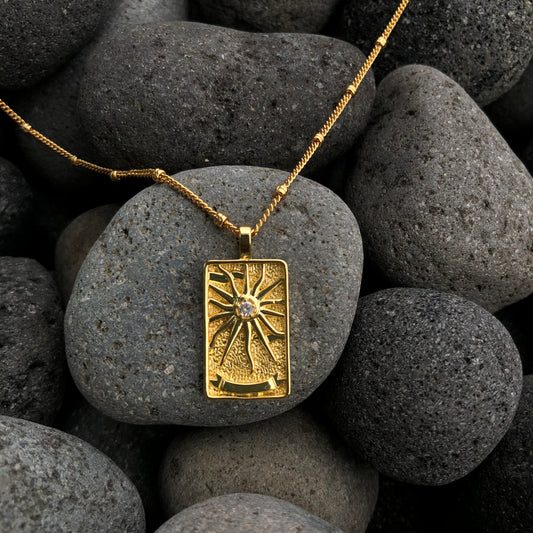 Necklace Tarot the sun