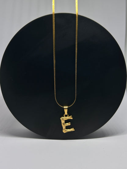 Necklace Letters Bamboo Design