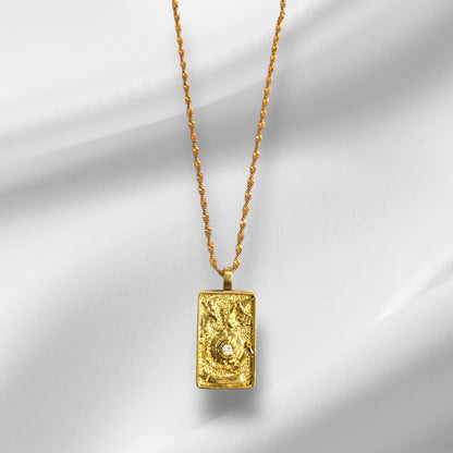 Necklace Tarot La Roue de fortune